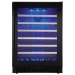 Danby SSWC056D1B 24" Black 48 Bottle Built-in Compact Wine Cooler Nib #134570 New. Price: $699.00.