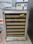 Ge Monogram ZDWR240NBS 24" Stainless 57-BOTTLE Wine Reserve Nob #160441 Open. Price: $1649.00.