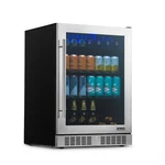 Newair Built-in Premium Can Beverage Fridge With Color Leds NBC224SS00. Price: $889.99.