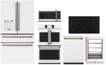 Cafe Kitchen With 4 Door French Refrigerator, 36" Cooktop & Double Oven New. Price: $17109.00.