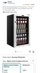 Whynter Beverage Refrigerator With Lock - Stainless Steel 120 Can Capacity New. Price: $230.00.