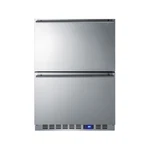 Summit FF642D 24" Built-in Undercounter Refrigerator Stainless Steel, W/ 2... New. Price: $2375.81.