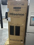 Hisense HFU101N1AVE 10.1CUFT Upright Freezer Stainless Steel Open Box. Price: $400.00.