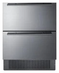 Summit SPR275OS2D 27"W 4.83 Cu. Ft. Refrigerator Drawers - Stainless Steel New. Price: $3428.17.