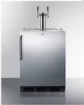 Summit Commercial Series SBC54OSBIADA 24 Inch Built-in Outdoor Kegerator Open. Price: $2199.00.