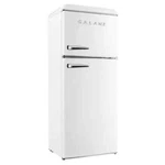 Galanz 12 Cu. Ft. Top Freezer Retro Refrigerator With Dual Door Milkshake White New. Price: $1599.99.