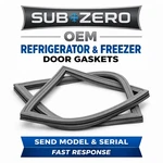 Sub-zero Genuine Door Gasket Refrigerator / Freezer Drawer Oem Factory Seal New. Price: $189.99.