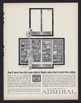 1961 Admiral Duplex Refrigerator-freezer Print "have Super Market Of Food" Unspecified. Price: $9.95.