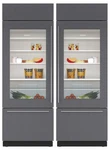 Sub-zero 60" Built-in Bottom Mount Smart Refrigerators CL3050UGOL & CL3050UGOR Open. Price: $20800.00.