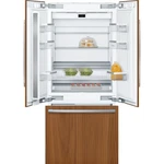 Bosch B36IT905NP Inch Built-in French Door Smart Panel Ready Refrigerator Open. Price: $6799.99.