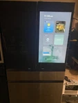 Samsung Bespoke Family Hub Cu 4-DOOR Ai Fridge Model# RF90F29AECR Aa Open. Price: $2500.00.