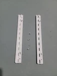 Lg And Kenmore Refrigerator: Shelf Metal Rail Brackets, MEG62685801 (side Mount) Used. Price: $29.99.