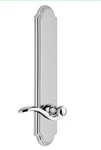 Grandeur Arc Solid Brass Plate Rose Dummy Door Lever W/bellagio Polished Nickel Open. Price: $229.00.