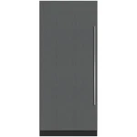 Sub-zero DEC3650FI/L 36" Designer Column Freezer With Ice Maker Panel Ready Open. Price: $8375.00.