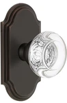 Grandeur 812218 Arc Plate Passage W/bordeaux Crystal Knob - Timeless Bronze 2.75 New. Price: $59.00.