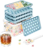 Optish 3 Pack Ice Trays For Freezer, 99 Pcs Cube With Lid And Bin, Roun New. Price: $14.29.