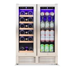 Cowsar 3.96 Cu Ft 18 Bottle Built-in Dual Zone Wine Cooler Silver Sale/free Ship. Price: $409.00.