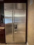 42 Inch Sub-zero Classic Side-by-side Refrigerator Freezer W/dispenser (685/S) Used. Price: $3000.00.