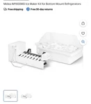 Midea IM1900MD Ice Maker Kit Bottom Mount Refrigerators New. Price: $65.00.
