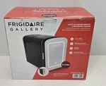 Frigidaire Gallery Makeup Mirror Beverage Cooler Can Ring Light Black EFMIS209 Open. Price: $32.99.