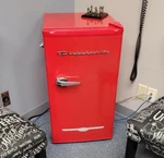 Mini Fridge Freezer Retro Red Dorm Basement Sunroom Compact Refrigerator New. Price: $229.89.