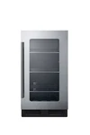 Summit CL181WBV 18"W 2.9 Cu. Ft. Built-in Or Stainless Steel New. Price: $1721.00.
