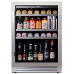 Calefort 24" Beverage Cooler Refrigerator Single Zone Freestanding/built-in Open. Price: $379.99.