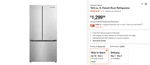 Hamilton Beach BF1662 Refrigerator - Open Box/ Never Used. Price: $950.00.