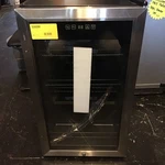Avanti BCA306SS-IS Beverage Wine Cooler Black Silver Stainless Steel Glass Open. Price: $300.00.