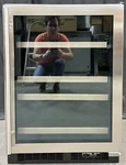 Marvel MLWC224SG01A 24" Built-in Single Zone Wine Cooler With 27 Bottle Capacity Open. Price: $1196.25.