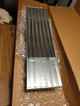 Sub-zero 7003543 83" 36" Stainless Steel Flush Inset Grille Panel Open. Price: $395.00.