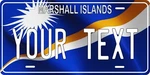 Marshall Islands Flag Wave License Plate Personalized Auto Bike Motorcycle New. Price: $10.90.