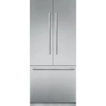 Thermador T36IT905NP Inch Panel-ready Built-in French Door Smart Refrigerator Open. Price: $7599.99.