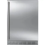 Monogram ZIBS240NSS 24" Built-in Refrigerator With Ice Maker Stainless Steel Open. Price: $2195.00.