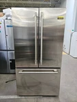 Monogram ZWE23NSTSS 36" Stainless Cd French Door Refrigerator Nob #160436 Open. Price: $2699.00.