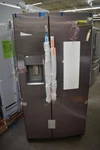 Profile PSE25KYHFS 36" Stainless Side By Refrigerator Nob #137210 Bp Open. Price: $1445.00.