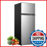 Upstreman 7.7 Cu.ft. Refrigerator W/freezer Double Door Adjustable Thermostat Bd New. Price: $537.34.
