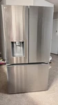 Lg Stainless Steel French Door Refrigerator Ice Maker Water Dispenser Silver Open. Price: $1548.00.