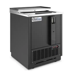 25" Horizontal Reach-in Black Bottle Cooler Bar Beverage Refrigerator 110V New. Price: $1699.95.