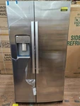 Profile PZS22MYKFS 36" Stainless Cd Side By Refrigerator Nob #159007 Open. Price: $1999.00.