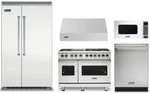 Viking 48" Dual Fuel Range, Refrigerator, Microwave, Dishwasher And Hood New. Price: $33466.00.