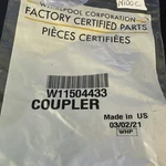 W11504433 New Sealed Bag Genuine Oem Whirlpool Refrigerator Coupler. Price: $12.98.