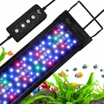 Aqqa Led Aquarium Light 32-40" 24/7, IP68 Waterproof, Extendable, Full Spectrum New. Price: $85.57.