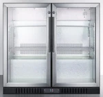 Summit SCR7012DCSS 36"W 7.4 Cu. Ft. Merchandiser Refrigerator - Stainless Steel New. Price: $2559.00.