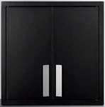 Summit Appliance 18IN Wide Wall Cabinet Black Finish With Two Shelves New. Price: $257.16.