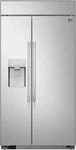 Lg Studio SRSXB2622S 42" Built In Side By Refrigerator Open. Price: $6399.99.