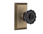 Nostalgic Warehouse 727314 Studio Plate Privacy Crystal Black Glass Door Knob... New. Price: $295.03.