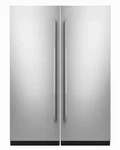 Jennair JBRFR30IGX JBZFL30IGX 60 Inch Refrigerator Freezer Columns Open. Price: $17599.00.