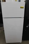 GTS18HGNRWW 28" White 17.5 Cu. Ft. Top-freezer Refrigerator Nob #151616 Open. Price: $549.00.