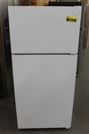 GTE16DTNRWW 28" White 15.6 Cu. Ft. Top-freezer Refrigerator Nob #149297 Open. Price: $649.00.
